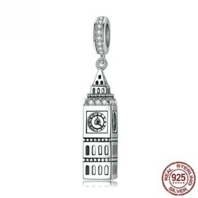 Personalised Big Ben Tower Clock Charm Personalised Big Ben tower clock charm
