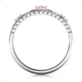 Personalised Princess Charming Tiara Ring Centre Stone Personalised Princess Charming Tiara Ring with centre stone