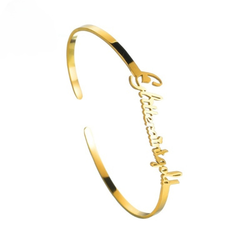 Personalised Name Bangle Bracelet Personalised name bangle bracelet product image