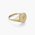 Circle Monogram Signet Ring Circle monogram signet ring product image
