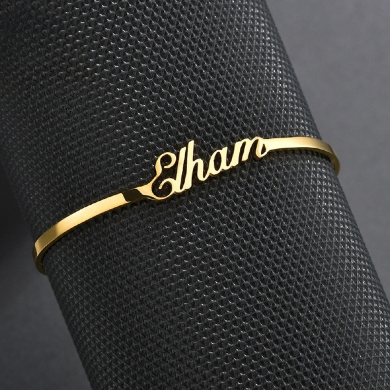 Personalised Name Bangle Bracelet Personalised name bangle bracelet image