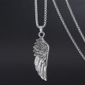 Silver Wing Pendant Silver Wing Pendant with a detailed wing motif