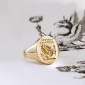 Personalised Family Crest Signet Ring Personalised family crest signet ring product image