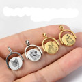 Personalized Pet Spinning Necklace Gallery Personalized pet spinning necklace with a custom rotating pendant