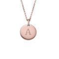 Personalised Initial Discs Necklace Silver Personalised initial discs necklace in silver