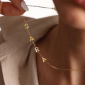 Personalized Initials Letter Necklace Personalized initials letter necklace product image
