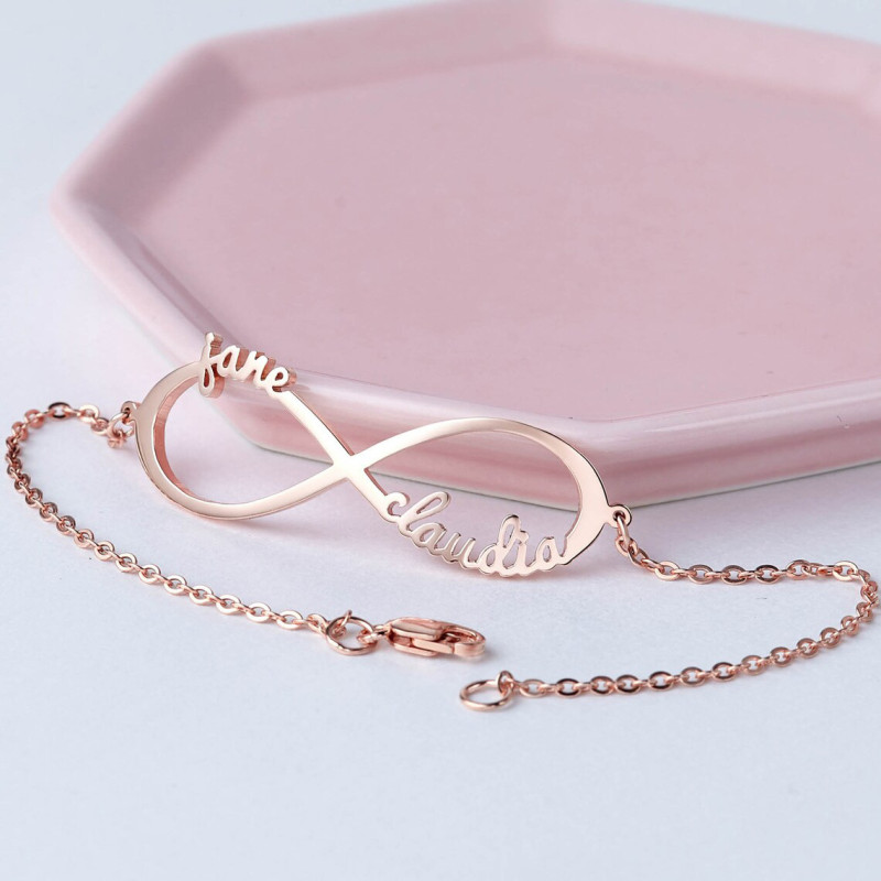 Personalised Infinity Name Bracelet or Anklet Personalised infinity name bracelet or anklet
