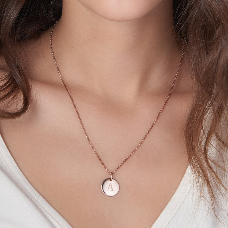 Personalised Initial Discs Necklace Personalised initial discs necklace product image