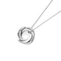 Four-ring Russian ring necklace for a 40th birthday gift