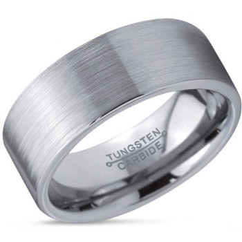 Luxury Brushed Tungsten Ring For Men Promise or Wedding Band Luxury Brushed Tungsten Ring For Men Promise or Wedding Band