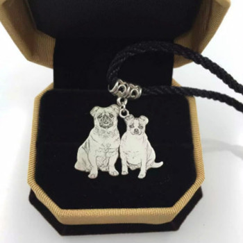 Bespoke Photo Engraved Necklace Sterling Silver Bespoke Photo Engraved Necklace Sterling Silver