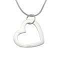 Silver Always in My Heart Necklace Silver Always in My Heart personalised necklace
