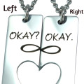 Personalised Bar of Hearts Two Necklaces Personalised Bar of Hearts two necklaces