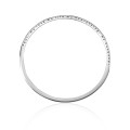 Sterling silver personalised classic bangle
