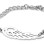 Personalised Angels Wing Bracelet - Silver