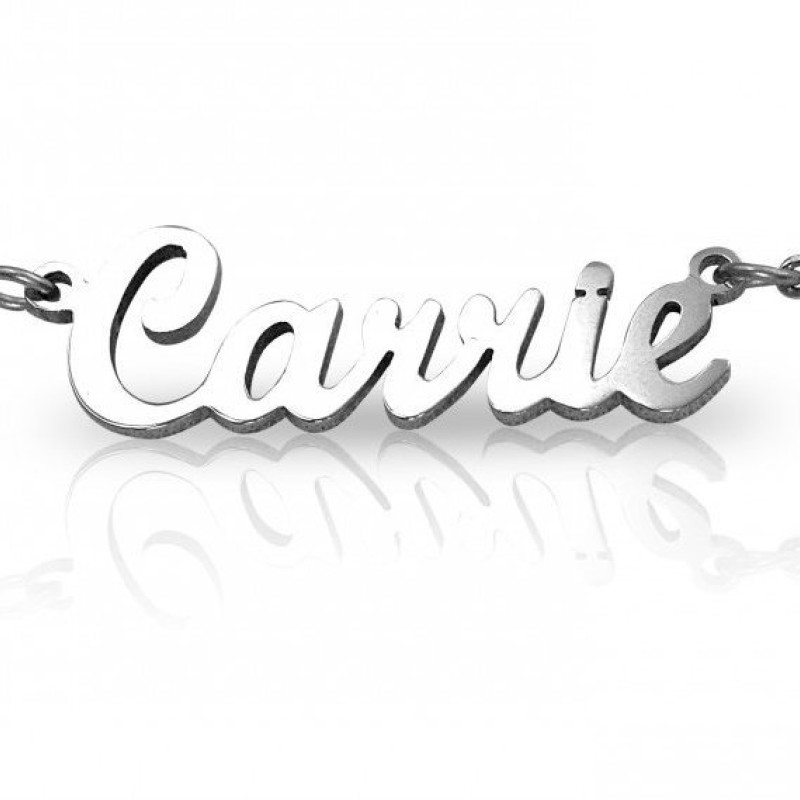 Personalised Name Necklace Personalised name necklace in sterling silver