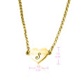 Personalised Precious Heart jewellery in gold finish