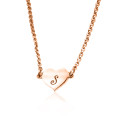 Personalised Precious Heart Rose Gold View Personalised Precious Heart in rose gold plating