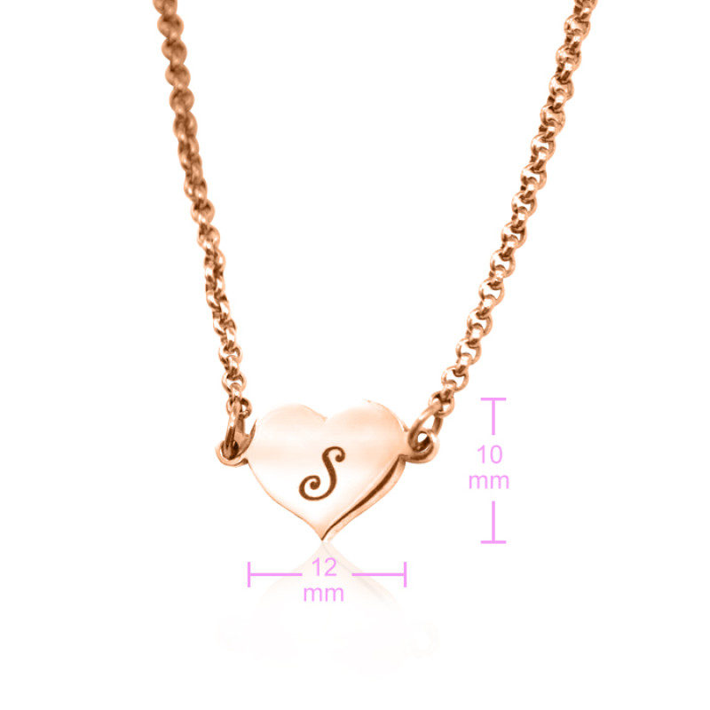 Personalised Precious Heart Size View Personalised Precious Heart size view