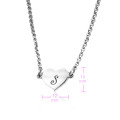 Personalised Precious Heart Size View Personalised Precious Heart jewellery size view