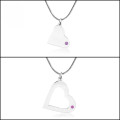 Blank Mother's Heart Pendant Necklace Set Blank Mother's Heart pendant necklace set in silver
