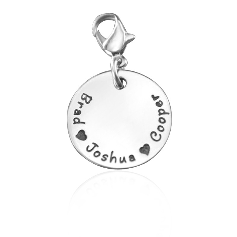 Personalised Inscribe Charm by Neatie Personalised Inscribe Charm jewellery