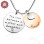 Personalised Mother Forever Necklace - Two Tone - Rose Silver