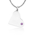 Blank additional children's heart pendant badge