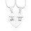 Personalised My Bestie Two Personalised Sterling Silver Necklaces