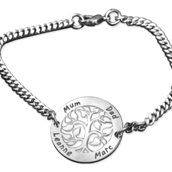 Personalised NN Vertical silver Bracelet/Anklet