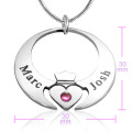 Queen of My Heart Necklace Size Image Queen of My Heart sterling silver necklace size image