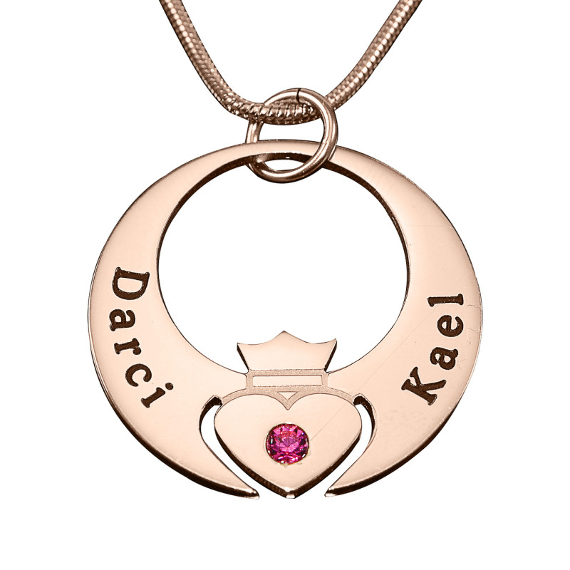 Queen of My Heart Rose Gold Necklace Rose gold Queen of My Heart necklace