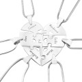 Personalised Hexa Heart Puzzle Necklace Personalised Hexa Heart Puzzle Necklace with six connecting pendants