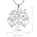 Tree of My Life Necklace in Sterling Silver Sterling silver Tree of My Life necklace