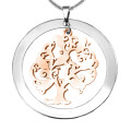 Tree of My Life Washer Pendant Detail Personalised Tree of My Life washer pendant detail