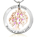 Tree of My Life Washer Pendant View Personalised Tree of My Life washer pendant view