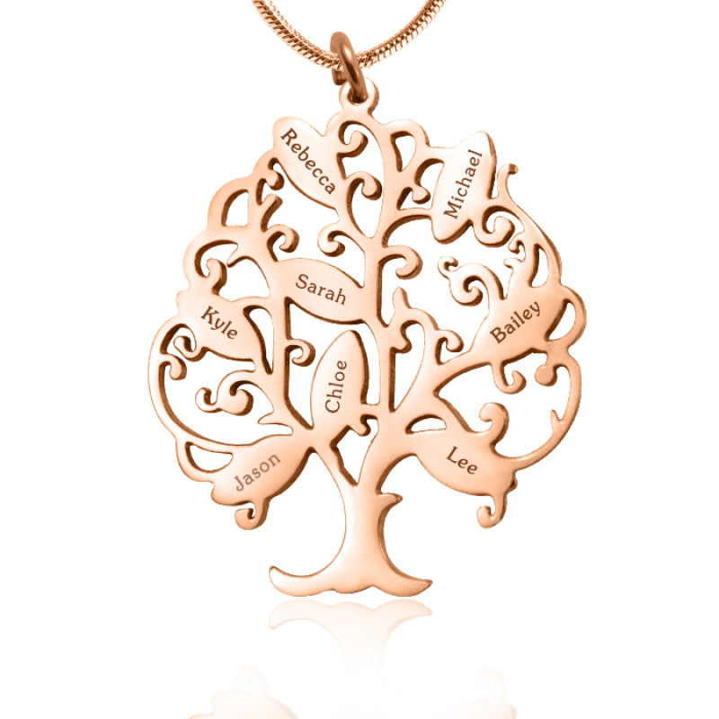 Personalised Tree of My Life Necklace Personalised Tree of My Life family tree-style necklace