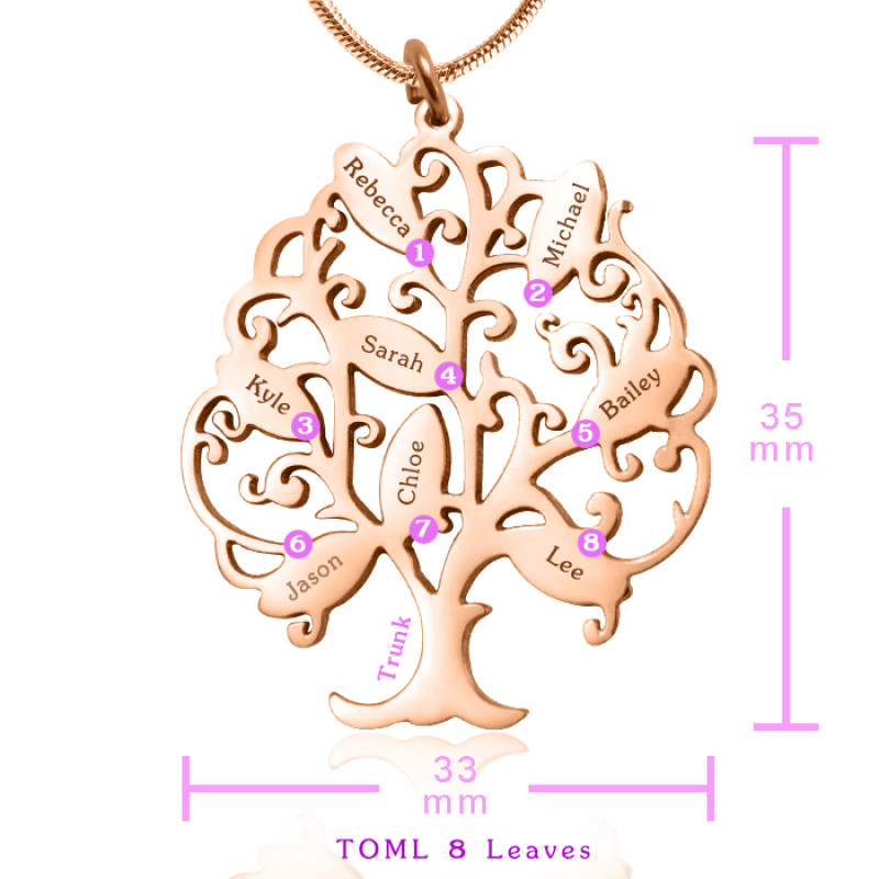 Personalised Tree of My Life Necklace View Personalised Tree of My Life necklace product view