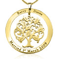 Personalised Tree of My Life Washer Pendant Personalised Tree of My Life washer pendant