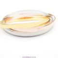 Personalised Mother Daughter Three Tone Bangle Set Personalised mother and daughter three-tone interlinked bangle set