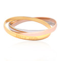 Mother Daughter Three Tone Bangle Set Mother and daughter three-tone bangle set in silver, yellow gold and rose gold tones