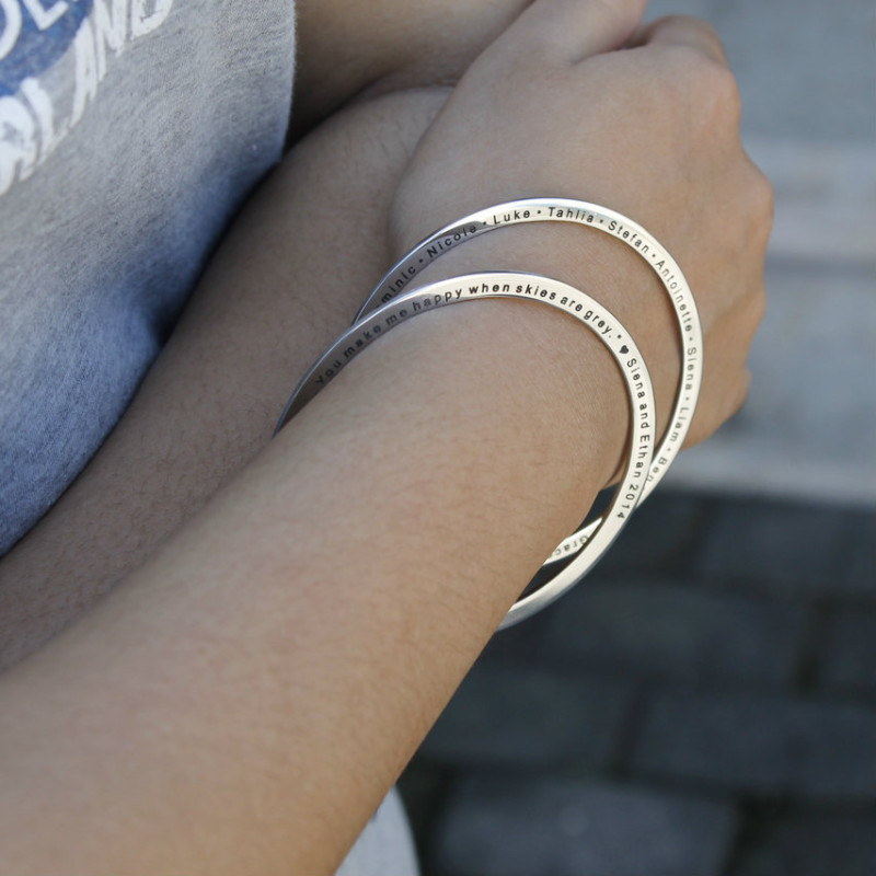 Personalised classic bangle product image