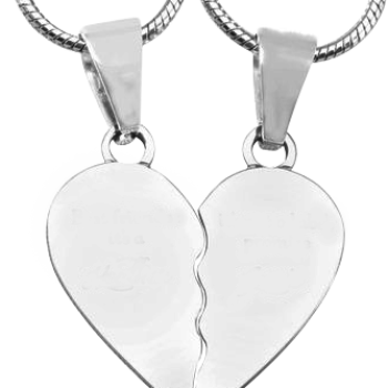 Personalised My Bestie Two Personalised Sterling Silver Necklaces