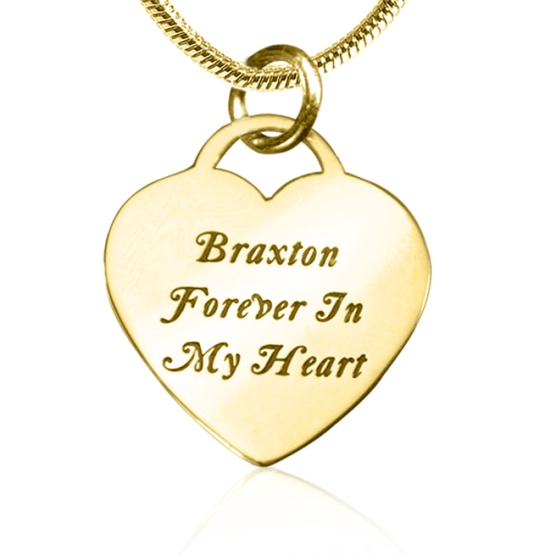 Personalised Forever in My Heart Necklace Personalised Forever in My Heart Necklace