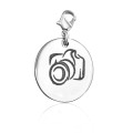 Personalised Camera Charm Personalised camera charm jewellery made to order