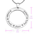 Circle of Trust Necklace Size Reference Size reference image for the Circle of Trust Necklace