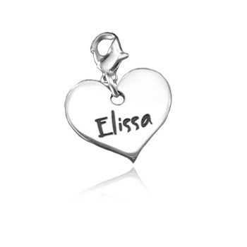 Personalised Heart Charm