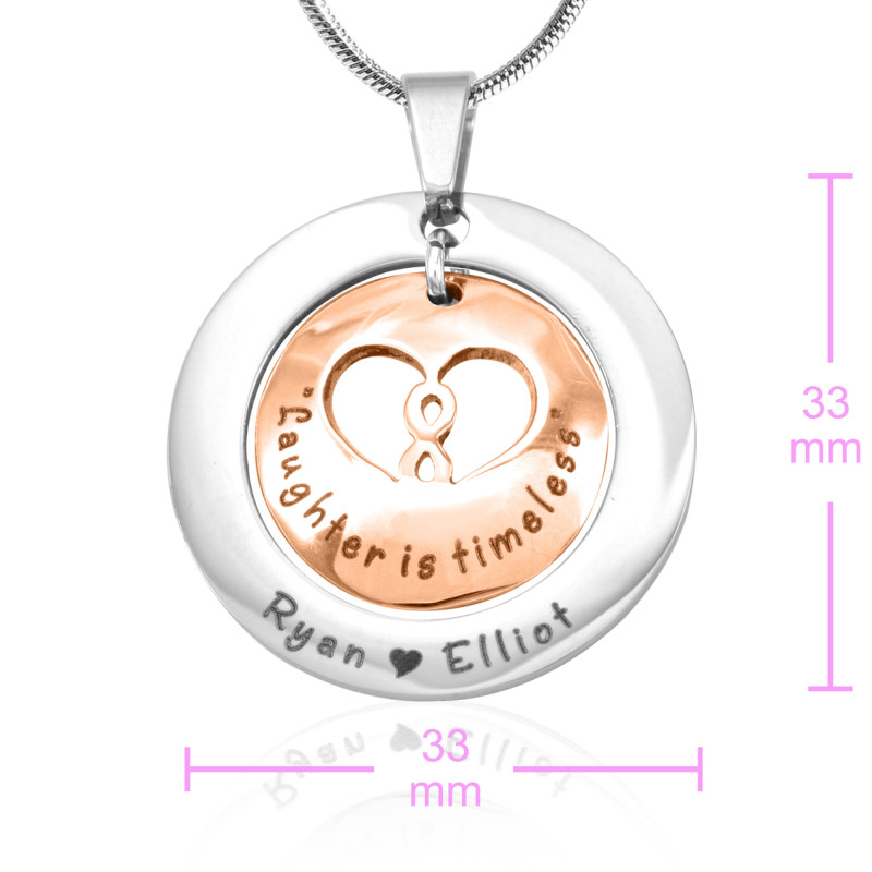 Measurement guide for the infinity dome necklace