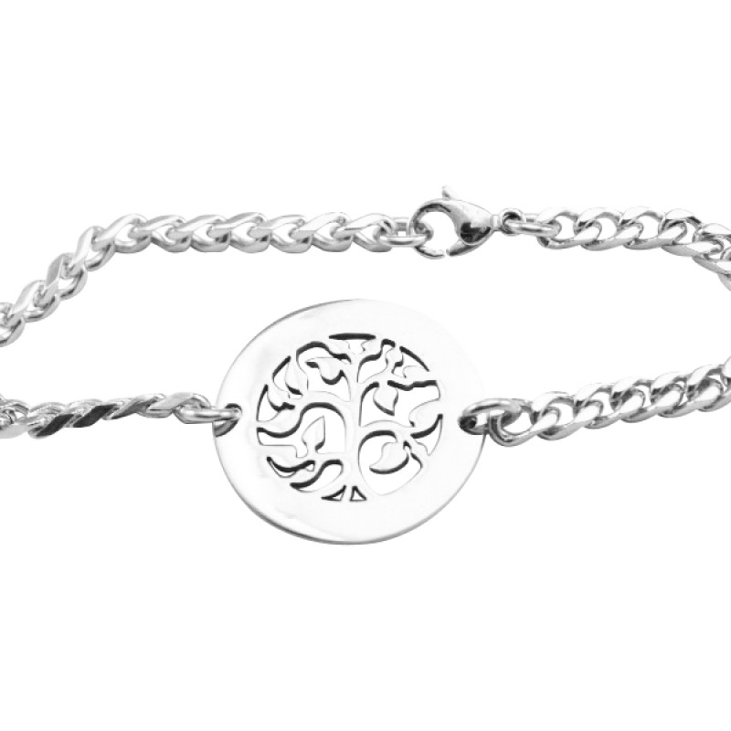 Personalised My Tree bracelet or anklet in sterling silver