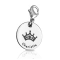 Personalised Princess Charm Personalised Princess Charm handcrafted to order